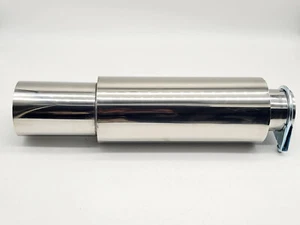 Abrazadera 5"" Estilo Jap Universal 3"" Entrada Escape Caja Trasera Acero Inoxidable 2"" Extendida - Imagen 1 de 9