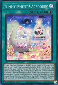 1X NM Yummyusment Acroquey - JUSH-EN024 - Super Rare 1st Edition - Picture 1 of 1
