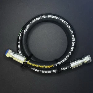 1/2" Hydraulic Hose Assembly #8 JIC Female Straight Ends – 4000 PSI - Picture 1 of 4