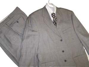 CHAPS RALPH LAUREN Suit Mens Gray Heather Suit 44 L Tall - Picture 1 of 11