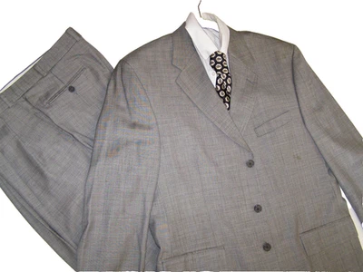 CHAPS RALPH LAUREN Suit Mens Gray Heather Suit 44 L Tall - Image 1 of 4