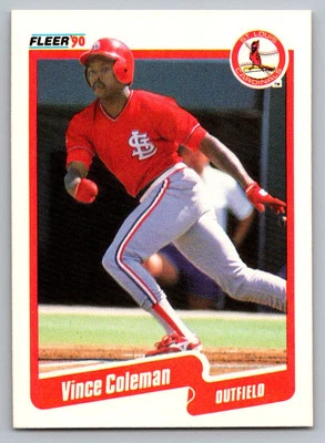 1990 Fleer Canadian #245 Vince Coleman - Image 1 of 2