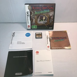 Mystery Case Files: Millionheir Nintendo DS 2008 PAL AU & NZ - Picture 1 of 3