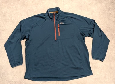 Sudadera Pullover Orvis Fleece Para Hombres XXL Pesca 1/4 Cremallera Herradura Colinas Rejilla Foto 1 de 4