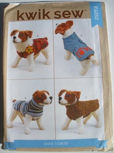 Kwik Sew K4352 Pattern Dog Coats Size XS-S-M-L-XL  Uncut - Picture 1 of 2