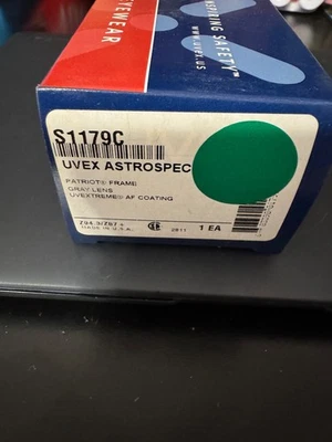  Gafas de seguridad UVEX Astrospec 3000 S1179C marco Patriot lentes grises EE. UU. NUEVAS Foto 1 de 4