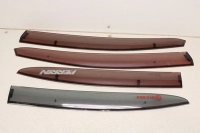 Juego de viseras de lluvia laterales Subaru WRX STI deflectores OEM 2015-2021 Foto 1 de 4