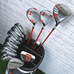 Taylormade Club Set 1W 5W 7W 5-9i Pw Aw 54 PT 12pc RH Graphite & Steel Stiff Men - Picture 1 of 14