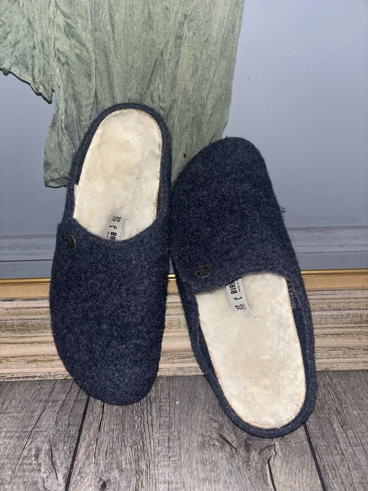 Zapatillas Birkenstock ZERMATT SHEARLING Azul Marino Lana Talla 37 En muy buen estado Acogedoras 6.5  Foto 1 de 4