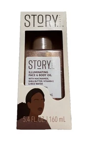 Aceite facial y corporal iluminador Story.Beauty para piel rica en melanina~hidratar/iluminar - Imagen 1 de 5
