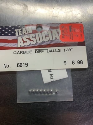 Vintage Team Associated RC10 Carbide Diff Balls 1/8” RCCars&Trucks New Old Stock - Image 1 of 4