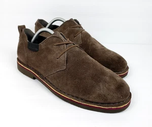 Zapatos Oxford de vestir formales de gamuza marrón ancho talla 10 3E Propet Finn para hombre MCX022S - Imagen 1 de 13