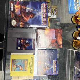 IronSword: Wizards & Warriors II (Nes, Nintendo) CIB POSTER