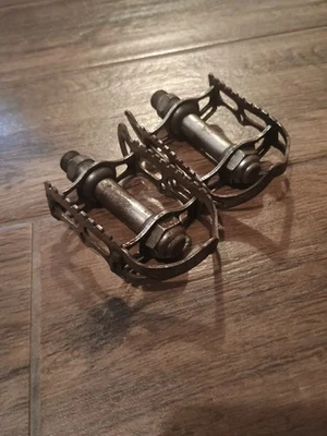  Pedali In Ferro A Barchetta Vintage X Bianchi Folgore Tour De France Pogliaghi  - Immagine 1 di 4