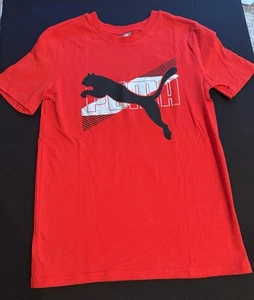 PUMA Boys T-shirt - Youth Medium 10-12 - Picture 1 of 3
