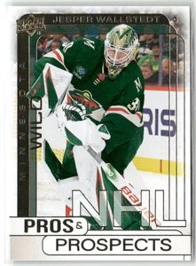 2024-25 Upper Deck #PP-27 Jesper Wallstedt Pros & Prospects Gold - Bild 1 von 2