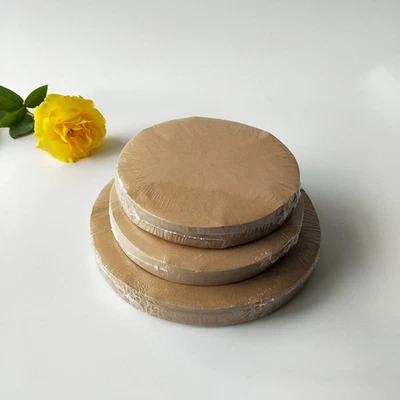  200 stücke Runde Backpapier Kuchen Papierkissen Öldichte Cupcake Paper Matte - Bild 1 von 4