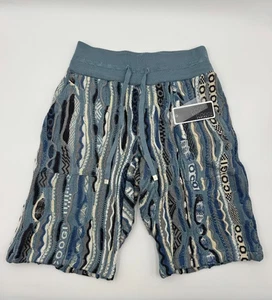 Coogi Pacific Blue Knit Shorts - Picture 1 of 7