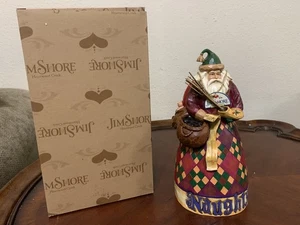 Jim Shore Santa He Knows Naughty/Nice Double Sided 10" Figurine 4002405 WB - Bild 1 von 17