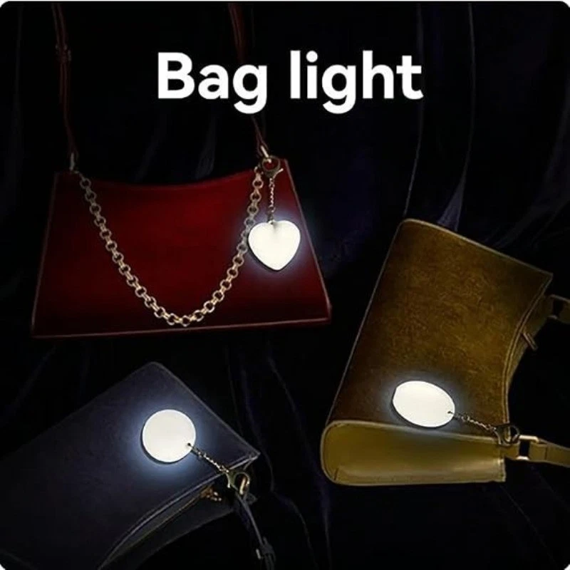 Love Wallet Tote Bag Touch Sensing Light,Rechargeable Mini Touch Handbag Light - Image 1 of 4