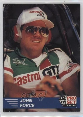 1991 Pro Set NHRA Racing John Force #17 HOF - Image 1 of 2
