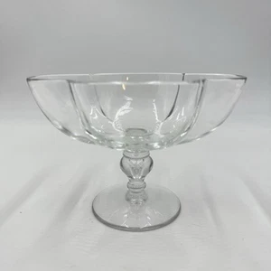 Vintage Baccarat France Crystal Corail Footed Compote Bowl Dish 4” x 5.5” - Picture 1 of 8