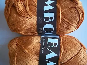 MeiMei Bambus 100 % Bambusgarn, dunkelgoldfarben, Menge 2 (je 181 Yards) - Bild 1 von 2