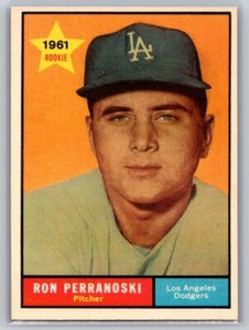 1961  Topps #525 Ron Perranoski Rookie RC DODGERS