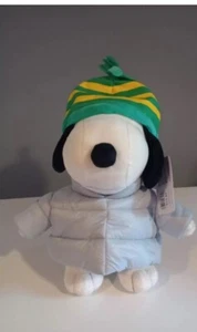 Snoopy Blue Puffer Jacket Holiday Plush Peanuts CVS Stuffed Toy 2023 NWT - Picture 1 of 2