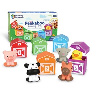 Learning Resources Peekaboo Learning Farm - 10 Pieces, Ages 18+ Months Toddle - Picture 1 of 5