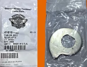 OEM Axle Adjuster Harley Davidson CAM,RR AXLE ADJ/PLATED Zinc Pated 41819-02🏍️ - Foto 1 di 6