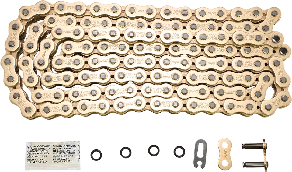 Cadena de rodillos ProX X-Ring dorada 520 x 120 L Foto 1 de 1