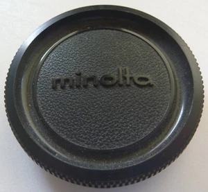 Original Minolta Kamera Body Cap schwarz SR MC MD SRT XG XD. Made in Japan. - Bild 1 von 4