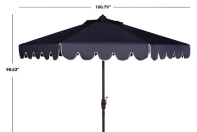 Safavieh Crank Outdoor Auto Tilt Umbrella, Reduced Price 2172721222 PAT8010A - Image 1 of 4