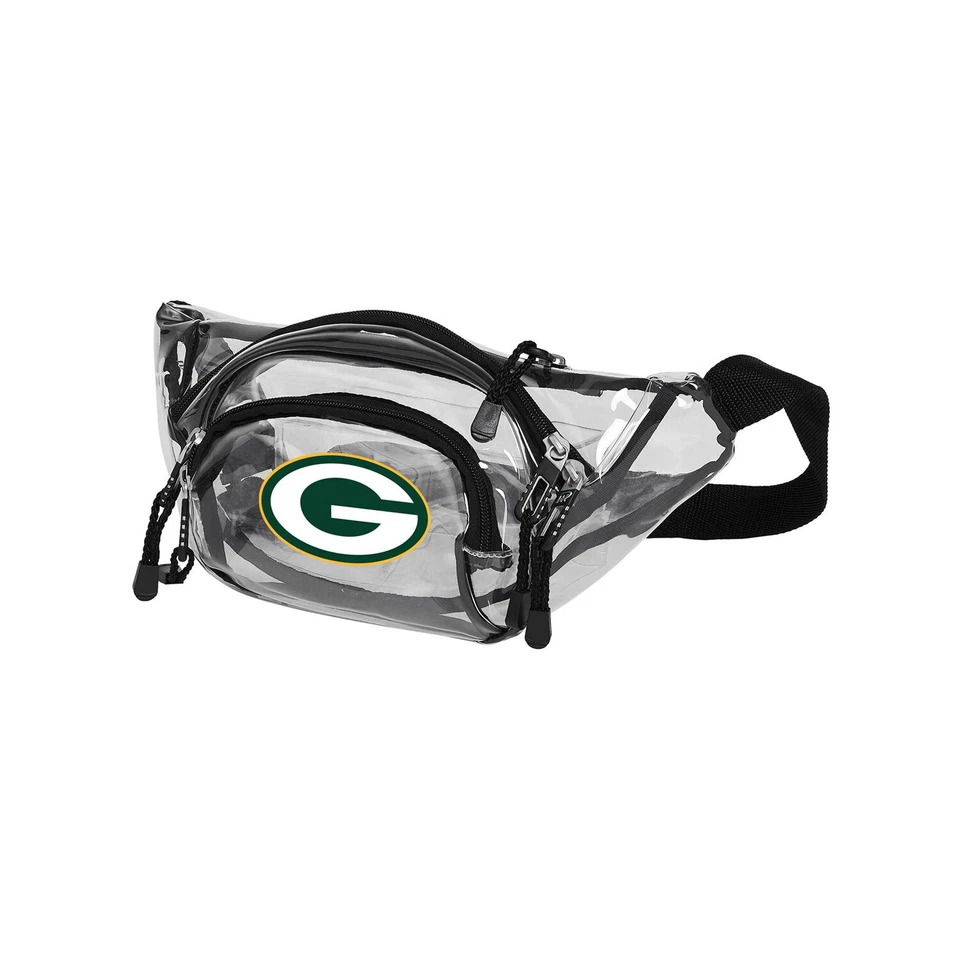 Green Bay Packers Belt Bag Clear () Official NFL