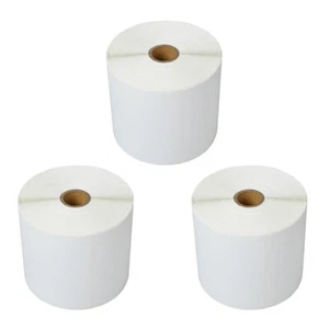 3 Rolls 4x6 Direct Thermal 500/R Shipping Labels 4"x6" for Zebra Eltron LP 2844 - Picture 1 of 12
