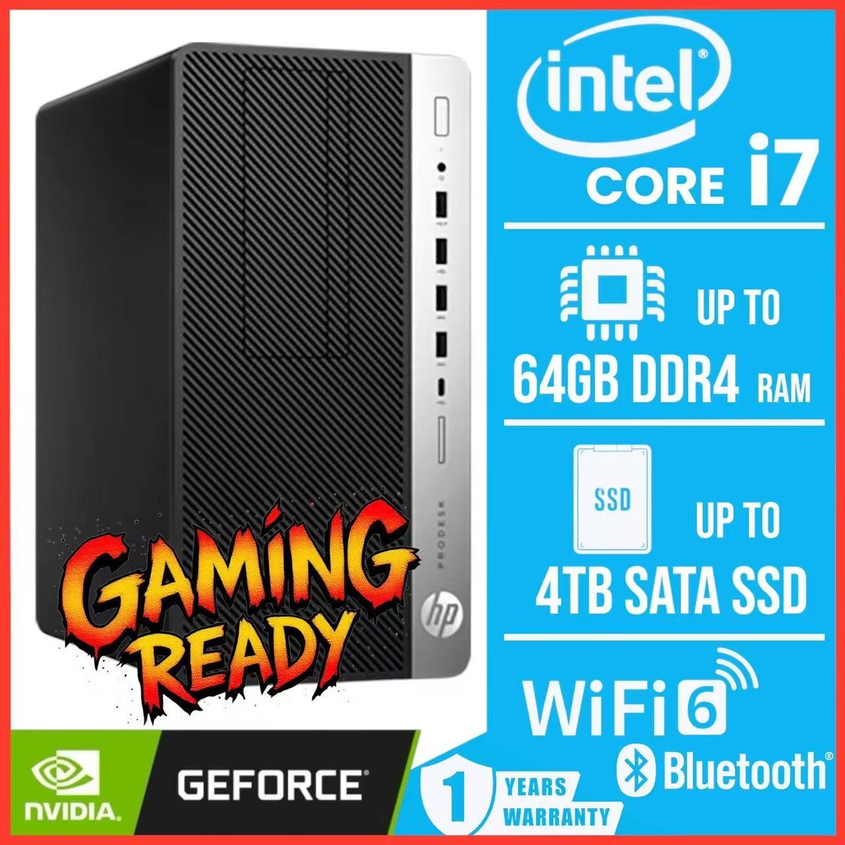 Tower Intel Core i7 6th Gen. PC Desktops & All-In-One Tower Intel Core i7 6th Gen. PC Desktops & All-In-One