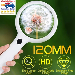 Magnifying Glass Handheld with LED Light Jewellers Reading Elderly Lens Handle - Bild 1 von 12