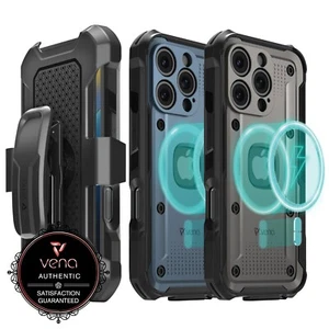 Vena [vArmor] Magsafe Shockproof Holster Belt Clip Case for iPhone 16 Pro Max - Picture 1 of 8