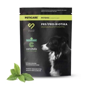 Peticare Hunde Präbiotika & Probiotika | natürliche Futterergänzung | 250 gr - Bild 1 von 7