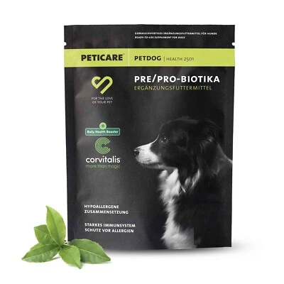 Peticare Hunde Präbiotika & Probiotika | natürliche Futterergänzung | 250 gr - Bild 1 von 4