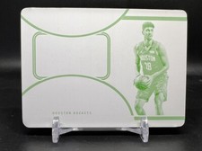 2022-23 National Treasures Alperen Sengun 1/1 Yellow Printing Plate Rockets RC