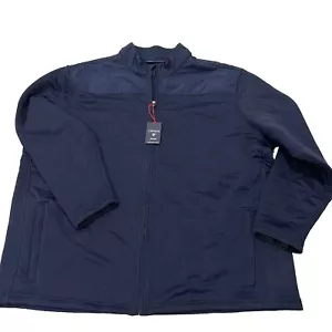 Chaqueta Cremieux Para Hombre 3XT Cremallera Completa Acolchada Azul Oscuro $115 - Imagen 1 de 13