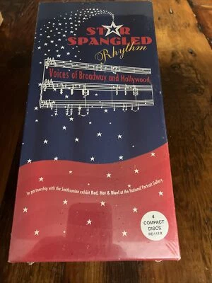 Star Spangled Rhythms CD Voices of Broadway and Hollywood 4 cd's Long Box Set - Image 1 of 4