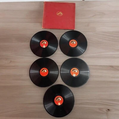 Fritz Kreisler Brahms Violin Concerto Op.77 HMV DB-1120-4 UK 12'' 5 X 78rpm RARE - Image 1 of 4