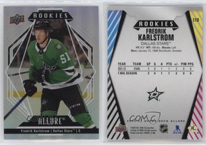 2022-23 Upper Deck Allure Rookies Fredrik Karlstrom #113 Rookie RC