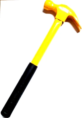 2pcs 8oz Rip Claw Hammer 250g Metal Handle Milled Face Framing Hammer Tool#2534A - image 1 of 2