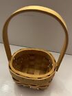 BasketLongaberger Small Basket With Movable Handle 4x3 In Handle 7 In