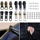 57Pcs Removable Zipper Replacement Kit Sliders With Pulls  For Jacket Backpack