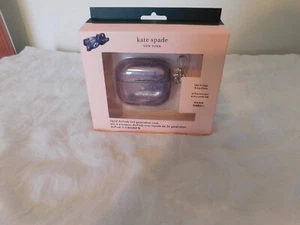 KATE SPADE NY Air Pod Pro Case Rose Gold Liquid Glitter NEW - Picture 1 of 5
